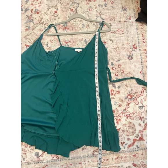 Gianni Bini Women's Medium‎ Cocktail Emerald Green Dress Adjustable Straps Party - Picture 8 of 8